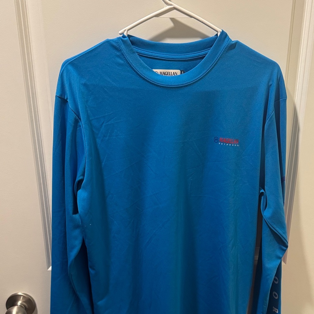 Magellan Outdoors Teal Classic Fit Shirt